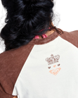 Roxy x Juicy Couture Beachbum Raglan T-Shirt in Coconut Milk