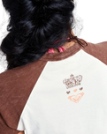 Roxy x Juicy Couture Beachbum Raglan T-Shirt in Coconut Milk