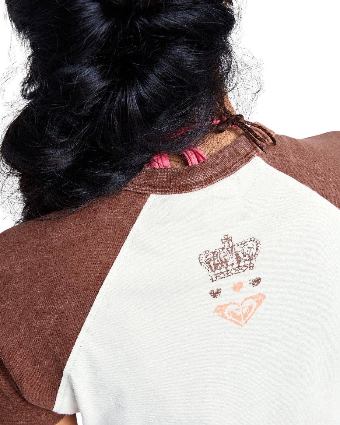 Roxy x Juicy Couture Beachbum Raglan T-Shirt in Coconut Milk