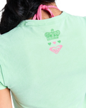 Roxy x Juicy Couture Rox Baby T-Shirt in Green Ash