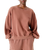 The American Vintage Womens Jitbay Sweatshirt in Vintage Walnut