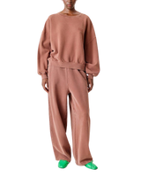 The American Vintage Womens Jitbay Sweatshirt in Vintage Walnut