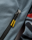Set Off 1/4 Zip Polar Fleece Jacket in Views Storm Grey