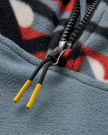 Set Off 1/4 Zip Polar Fleece Jacket in Views Storm Grey