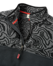 Set Off Polartec 1/4 Zip Fleece in Strata Swirl Black