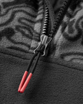 Set Off Polartec 1/4 Zip Fleece in Strata Swirl Black
