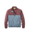 The Passenger Mens Set Off Polartec 1/4 Zip Fleece Jacket in Brambleberry & Stormy Blue