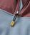 The Passenger Mens Set Off Polartec 1/4 Zip Fleece Jacket in Brambleberry & Stormy Blue