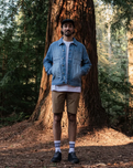 Vantage Denim Jacket in Light Wash Denim