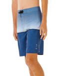 The Rip Curl Boys Boys Bondi Volley Boardshorts in Faded Denim
