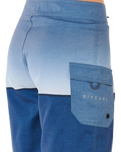 The Rip Curl Boys Boys Bondi Volley Boardshorts in Faded Denim