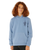 The Rip Curl Boys Boys Search Icon Hoodie in Faded Denim