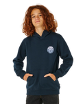The Rip Curl Boys Boys Wetsuit Icon Hoodie in Navy & White