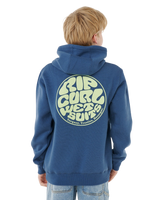 Boys Wetsuit Icon Hoodie in Light Navy