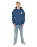 Boys Wetsuit Icon Hoodie in Light Navy