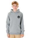 The Rip Curl Boys Boys Wetsuit Icon Hoodie in Grey Marle