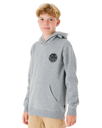 The Rip Curl Boys Boys Wetsuit Icon Hoodie in Grey Marle
