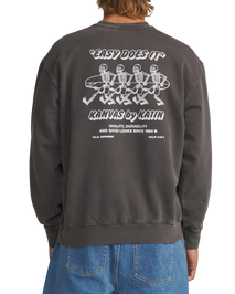 Bones Sweatshirt in Lead