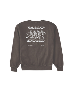Bones Sweatshirt in Lead