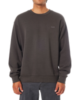 Embroidered Sweatshirt in Black Wash