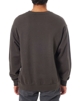 Embroidered Sweatshirt in Black Wash