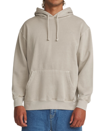 Embroidered Hoodie in Birch