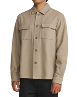 Shiloh Flannel Shirt in Khaki