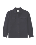 Shiloh Flannel Shirt in Navy