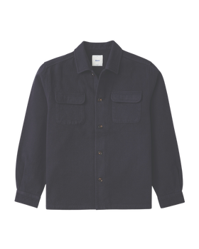 Shiloh Flannel Shirt in Navy