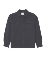 Shiloh Flannel Shirt in Navy