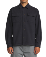 Shiloh Flannel Shirt in Navy