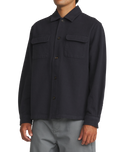 Shiloh Flannel Shirt in Navy