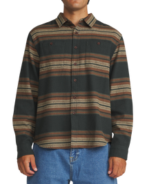 Sierra Flannel Shirt in Black Wash