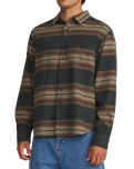 Sierra Flannel Shirt in Black Wash