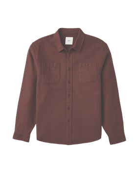 Sierra Flannel Shirt in French Roast