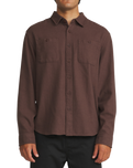 Sierra Flannel Shirt in French Roast