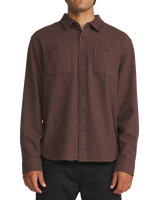 Sierra Flannel Shirt in French Roast