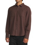 Sierra Flannel Shirt in French Roast
