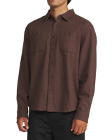 Sierra Flannel Shirt in French Roast