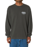 Tunnels Box Fit Long Sleeve T-Shirt in Lead