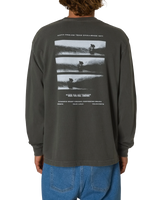 Tunnels Box Fit Long Sleeve T-Shirt in Lead