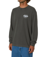 Tunnels Box Fit Long Sleeve T-Shirt in Lead