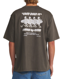 Bones Box Fit T-Shirt in Lead