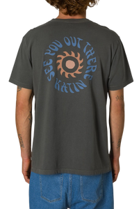 The Katin Mens Illusion T-Shirt in Lead