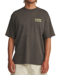 Pipe Box Fit T-Shirt in Lead
