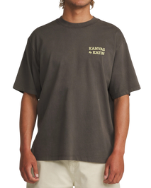 Pipe Box Fit T-Shirt in Lead