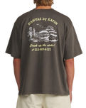 Pipe Box Fit T-Shirt in Lead