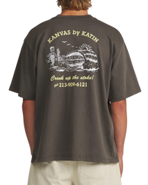 Pipe Box Fit T-Shirt in Lead
