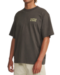 Pipe Box Fit T-Shirt in Lead