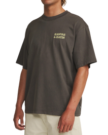 Pipe Box Fit T-Shirt in Lead